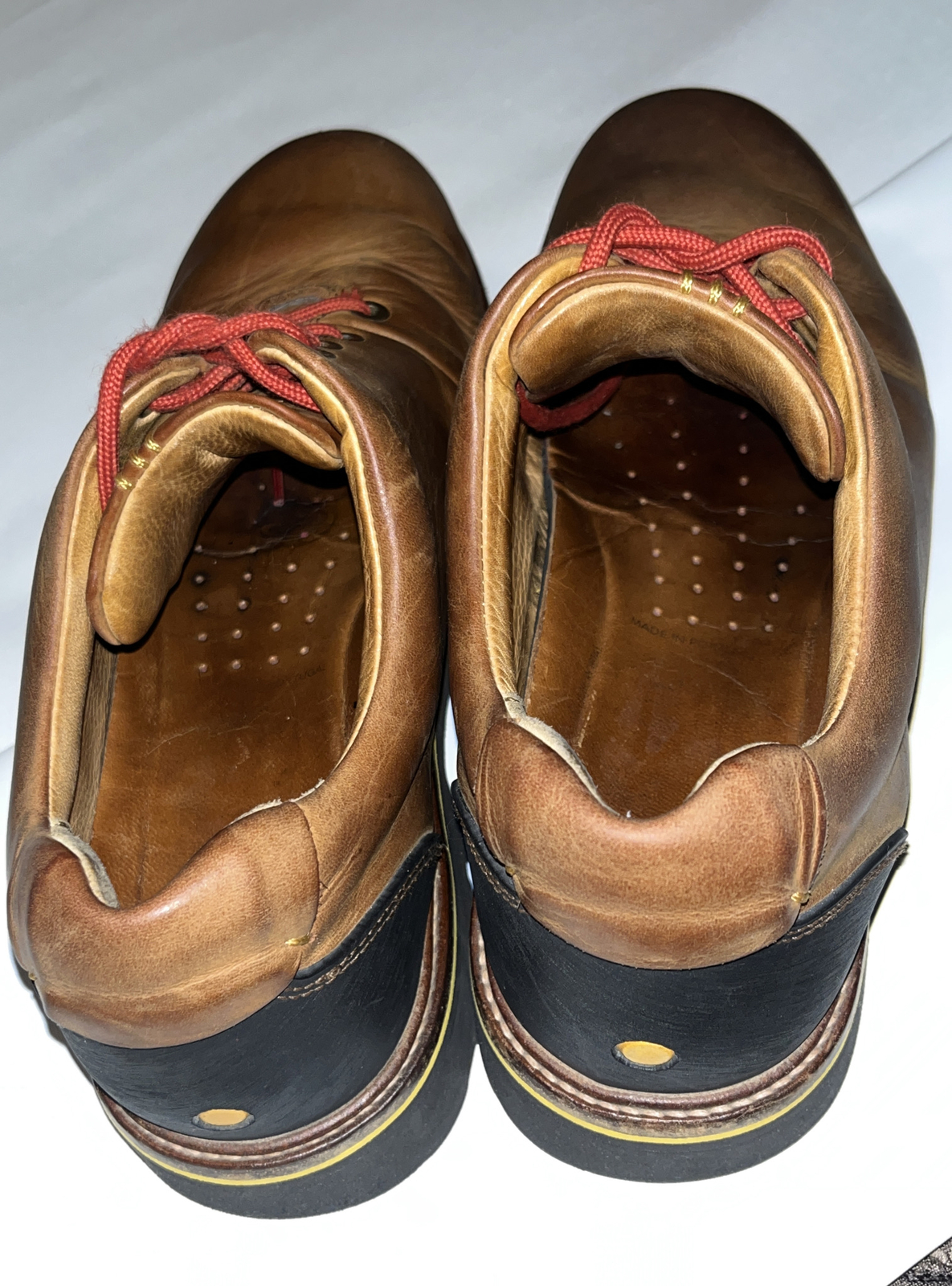 SAOLA Samuel Hubbard Fresh taglia 9 5 M4100 005M uomo pelle marrone Oxford suola Vibram