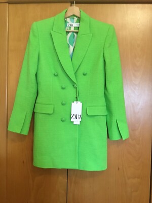 slim fit dress slacks MAJOR THROWBACK NEON BLAZER DRESS – AKIRA main image 0