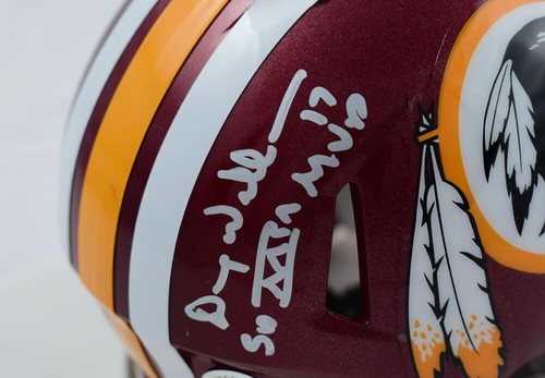 Mark Rypien Doug Williams signierter WFT Speed Mini Helm mit SB MVP #2-BAW Holo - Bild 3 von 6