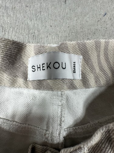 Shekou Jeans Womens Size S Wave Print Straight Leg New Zeland - Picture 5 of 11