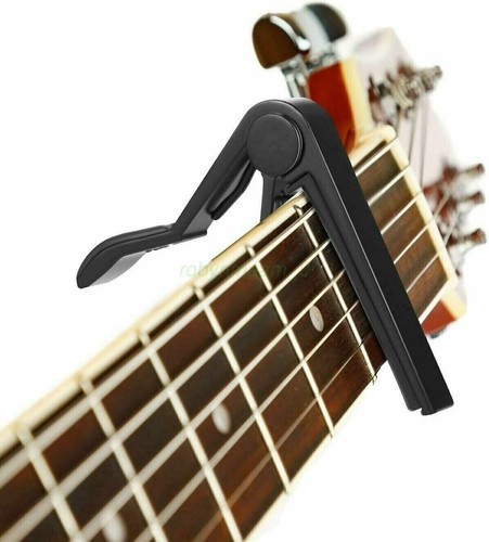 AU SALE Aluminium Guitar Capo for Electric Acoustic Guitar Trigger Quick Release - Picture 2 of 20