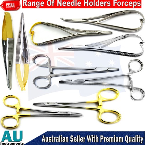 Dental Tissue Suturing Scissors Cotton Dressing Forceps Tweezers Lab Kit Tools - Picture 5 of 13