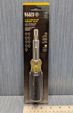 Klein Tools 32527 11-in-1 Screwdriver / Nut Driver with Schrader Bit