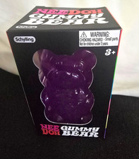 Schylling NeeDoh Gummy Bear Purple Squishy Sensory Fidget Toy NEW in Box