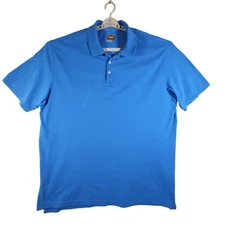 The Foundry Supply Co Blue 3XLT Cotton Short Sleeve Polo Shirt Men's *READ*