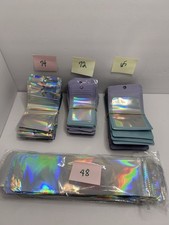 259 Holographic Mylar Foil Bags Smell Proof Resealable Zip Seal Pouches