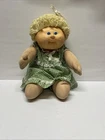 Cabbage Patch Doll Vintage Blue Eyes Blonde Hair One Dimple. Original Clothing