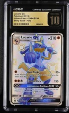 Pokemon Lucario Gx Hidden Fates SV64/SV94 Shiny Vault Full Art CGC 10 Pristine on eBay