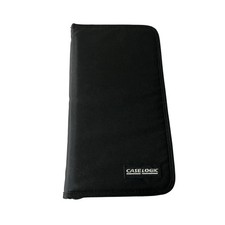 Case Logic CD DVD Storage Case 48 CD Capacity Zippered Case Travel Black Nylon