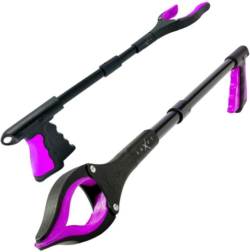 Grabber Reacher Tool 19" Aluminum Magnetic Claw, Rotating Reacher Grabber Pic...