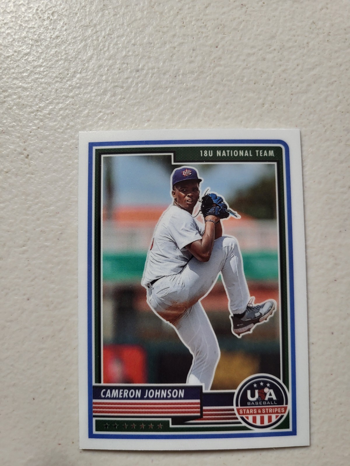2023 Panini Stars & Stripes USA Baseball #53 Cameron Johnson NM Free Shipping