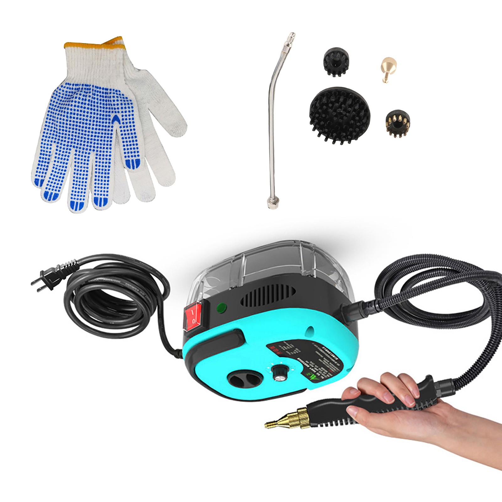 Handheld Steam Cleaner 1500W Large Capacity Water Tank Steam Cleaner For Kitchen