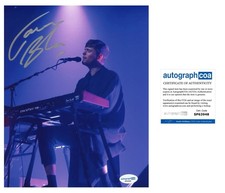 JAMES BLAKE SIGNED TRYING TIMES OVERGROWN SINGER 8x10 PHOTO - ACOA COA