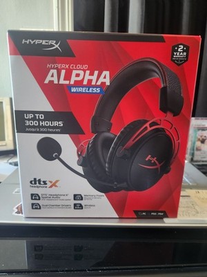 HyperX - Cloud Alpha Wireless Gaming Headset for PC, PS4, and PS5- Sealed New