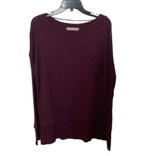 We the Free Oversized Waffle Knit Distressed Tunic Length Thermal - Size XS