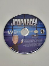 Nintendo Wii Jeopardy Disc Only Cleaned & Tested