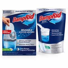 2-Pack Moisture Absorber Bundle – Fresh Scent Drop-In + Pure Linen Refill