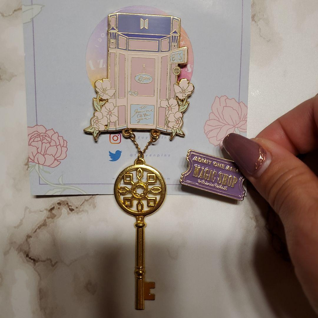Bts Magic Shop Shot With Key Pin-Batch 2-Piece Set | eBay