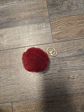8cm Pom Pom Keychain Faux Rabbit Fur Puff Bal...
