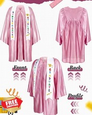 2026 Graduation Gown Cap Tassel Set Stole Preschool Kindergarten Grad Gift
