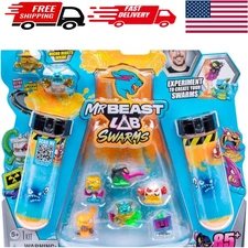 Unleash 12 Swarms Atomic Micro Beasts with Limited Edition Silver Mystery Case!