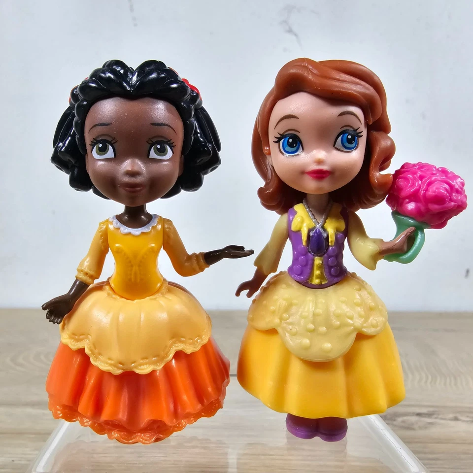 Mattel Disney Jr Sofia the First Mini Doll Princess Ruby and Sofia Figures 3" - Image 2 of 4