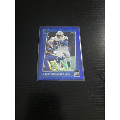 2021 Donruss Optic Blue Scope PRIZM Rated Rookie - Larry Rountree III Chargers!