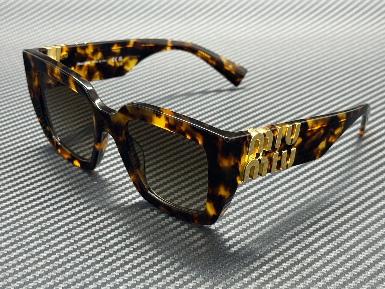 Miu Miu — MIU MIU MU B05S 14L20U Honey Havana Brown Gradient Women's 51 mm Sunglasses