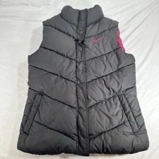Nike Y2K Black Puffer Vest XL