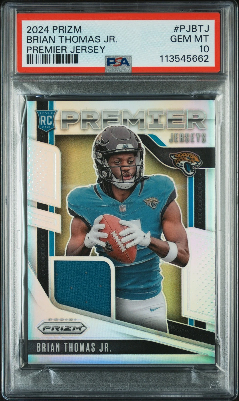 Brian Thomas Panini Prizm Premier Jerseys #PJBTJ Base