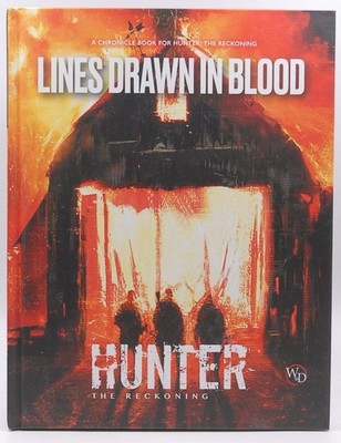 Lines Drawn in Blood Hunter The Rechoning RPG Staff  Modiphius