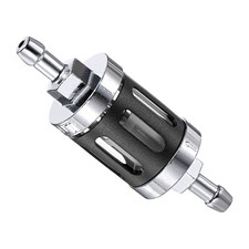 Universal Motorcycle Petrol Gas Fuel Gasoline Oil Filter, Black