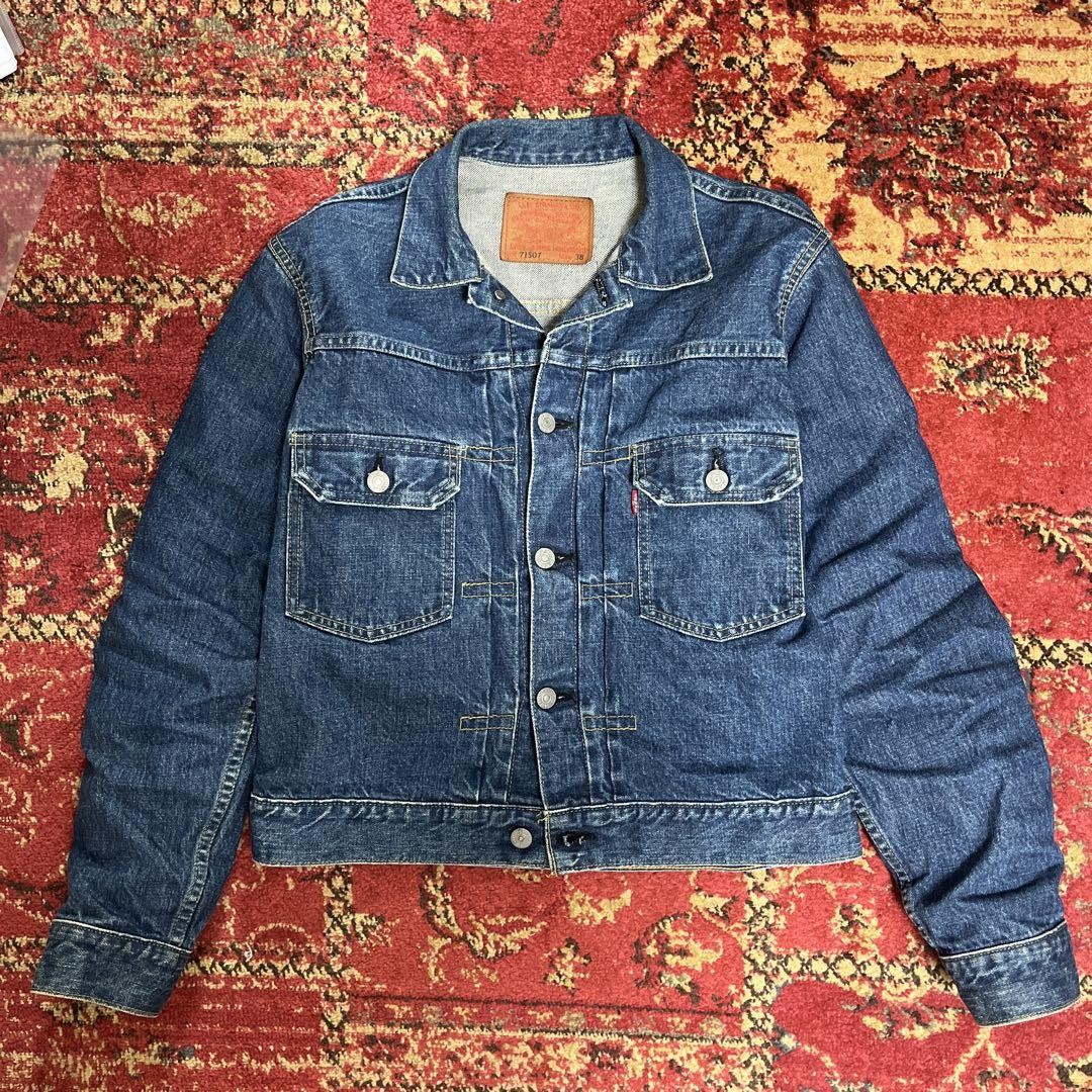 Levi's 71507ヴィンテージ インディゴデニムジャケット サイズ38 Levi's - リーバイス 71507-XX ｲﾝﾃﾞｨｺﾞ 90s 2nd復刻 ﾋﾞｯｸﾞE ﾃﾞﾆﾑ