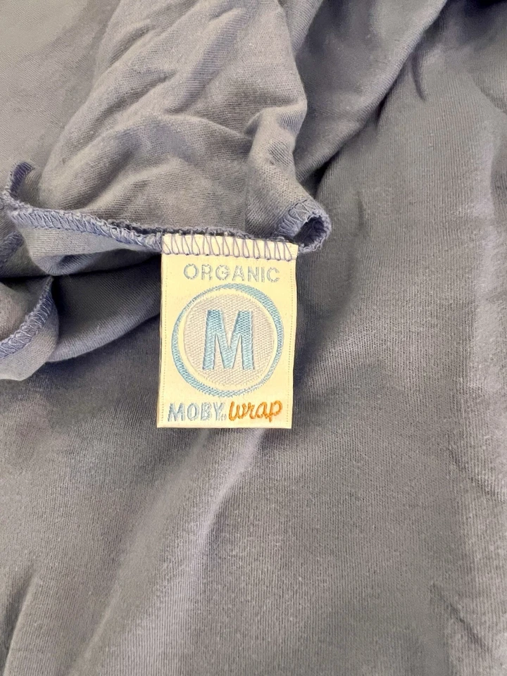 MOBY WRAP Portabebés Tejido Algodón ERGONÓMICO Color Azul Foto 2 de 3