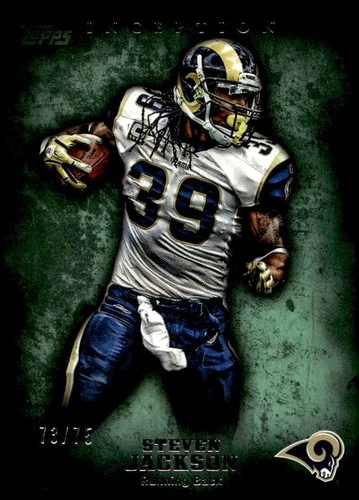 2012 Topps Inception #7 Steven Jackson Green #/75