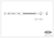 Flexible de frein Citroen DS4