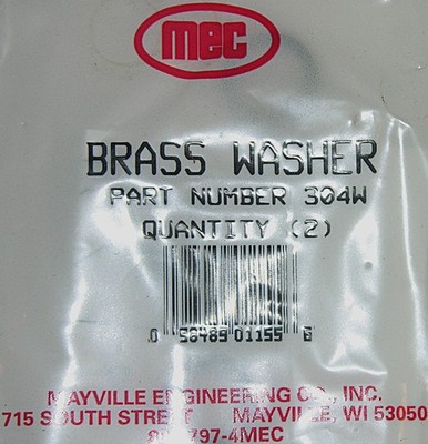 MEC (2) Brass Washers 304W