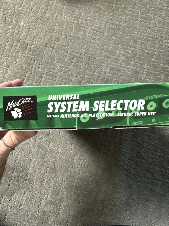 MadCatz Universal System Selector for N64 Playstation PS1 Saturn SNES! - Image 3 of 4