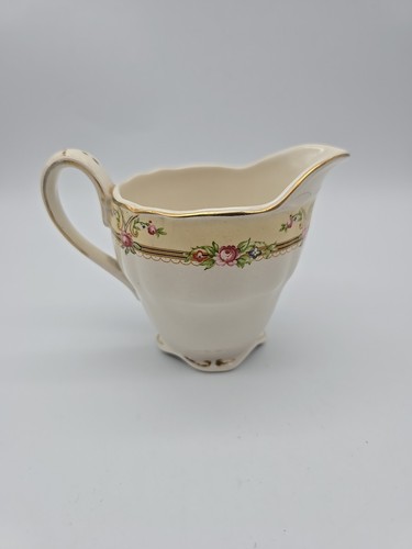 Marlborough ROYAL PETAL Series Grindley England Creamer Pitcher Roses & Gold - Picture 3 of 10