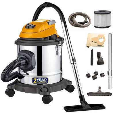#ad IBELL VC1200 Vacuum Cleaner For Home Use Wet And Dry With HEPA Filter 15L Barrel $220.15