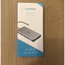 Docking Station Dual Monitor 12 in 1 USB C Hub