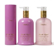 TRULY NEW Smooth Legend 3pc Moisturizing Set:Shave Cream,Body Wash Body Lotion