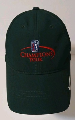 NIKEGOLF PGA TOUR Champion Tour Hunter Green BALLCAP Hat RN#56323