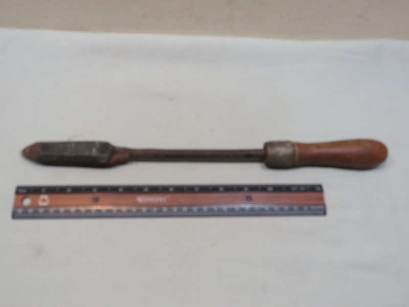 Vintage #2 Soldering Iron w/Wood Handle