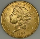 HOT! 1904 Twenty Dollar $20 Liberty Head Gold Eagle Coin! MS+!! BID! No Reserve!