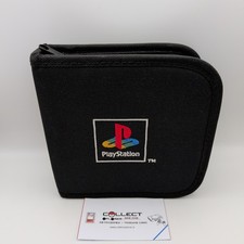 PORTA CD/DVD PS1 NERO SONY PLAYSTATION CHIUSURA ZIP 28 TASCHE
