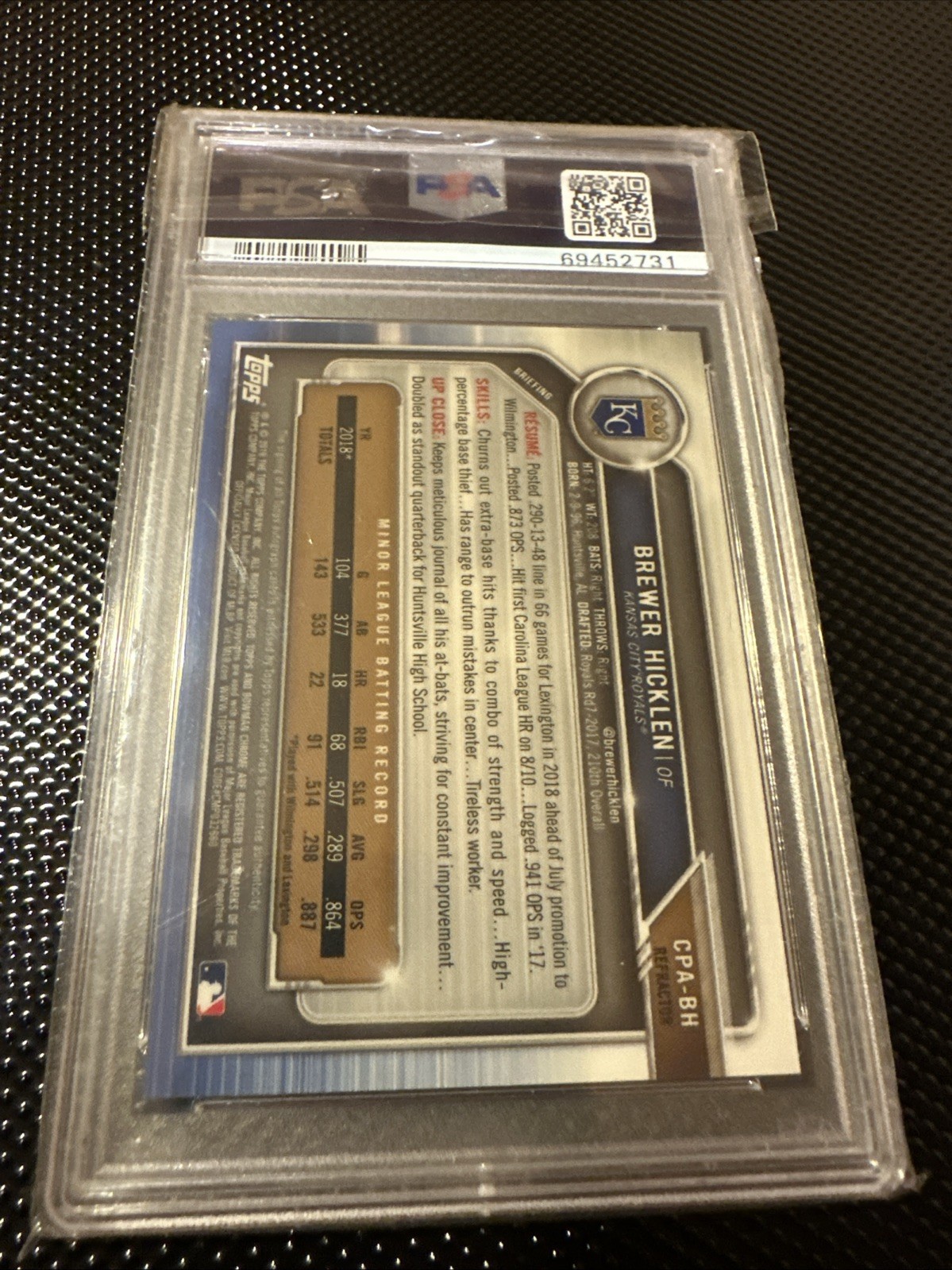 Brewer Hicklen Bowman Chrome First Auto Refractor /499 view 2