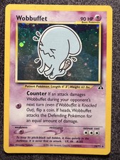 Wobbuffet 16/75 Holo Rare Neo Discovery Unlimited Pokemon Card NM/LP