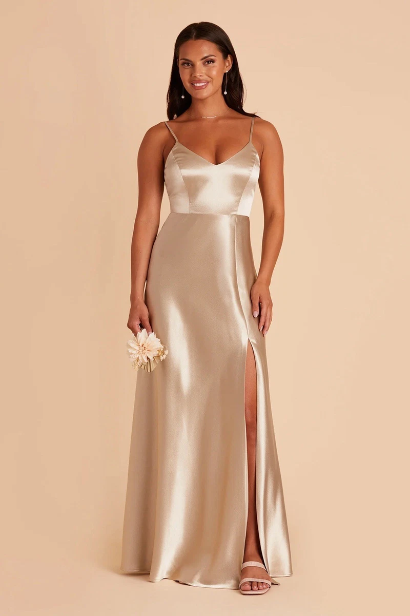 champagne satin dress products for sale | eBay champagne satin dress products for sale | eBay