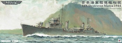 TM35006WL 1/350 IJN Destroyer Matsu 1944 Waterline Version Assembly Resin Kit